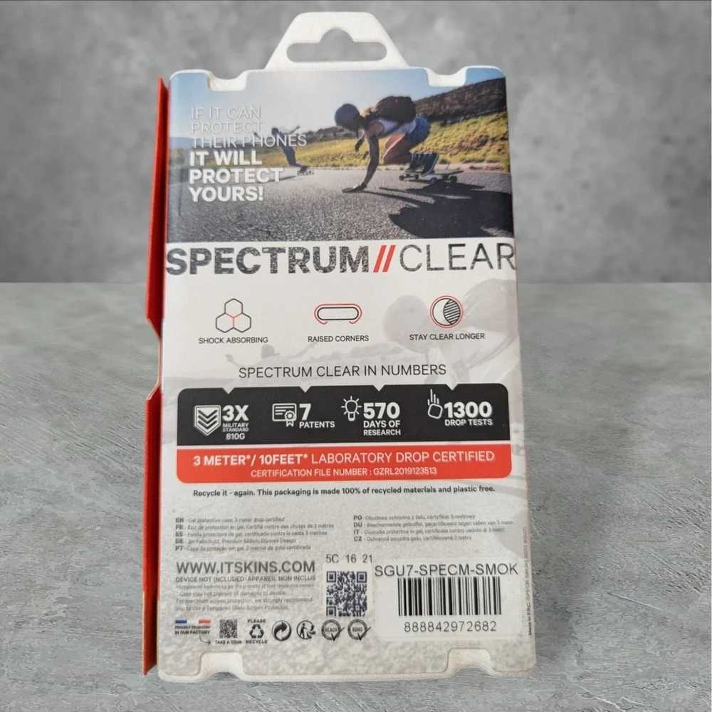 T2 Itskins Spectrum Clear‎ for Samsung Galaxy A72 4G / 5G Gray